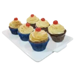 CupCake de Chocolate com Creme Confeiteiro de Leite Condensado