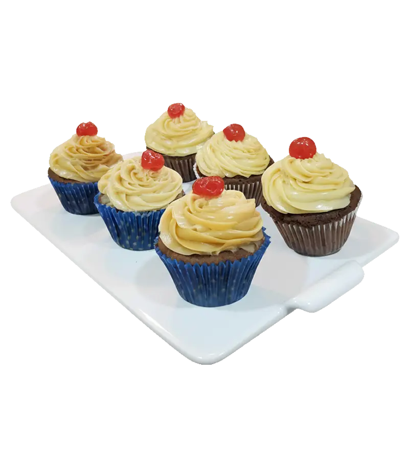 bolinhos_doceleite CupCake de Chocolate com Creme Confeiteiro de Leite Condensado - Imagem 1