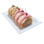 Rocambole Doce de Leite Cereja