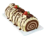 Rocambole Misto com Morango
